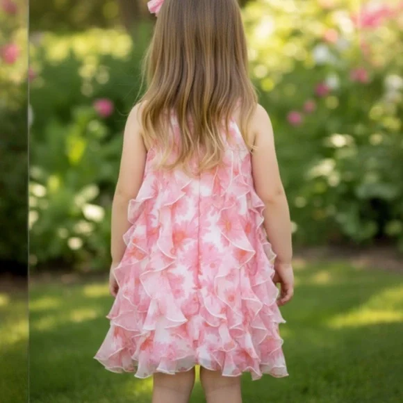 KATE MACK DAISY FLORAL RUFFLE CASCADE - Picture 3 of 12